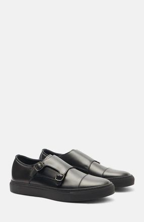 Scarosso Fabio Sneakers in Black Black - Calf at Nordstrom, Size 41.5