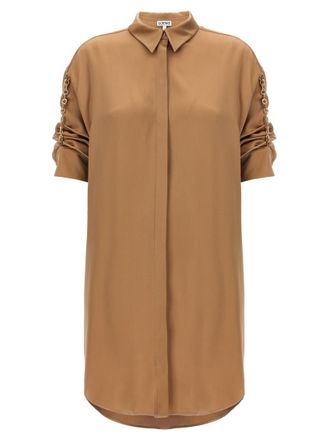Loewe Beige Chain chemisier dress