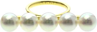 Tasaki yellow (18K) Band Ring (Pre-Owned)