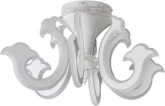 N&auml;ve Naeve Ludwig L&aacute;mpara De Techo Led Semiempotrada Integrada Y Regulable, Blanca, 2700 K, Control Remoto