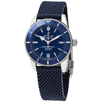 Breitling Pre-owned Breitling Superocean Heritage II Automatic Chronometer 42 mm Blue Dial Mens Watch AB2010161C1S1