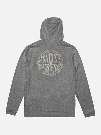 Salty Crew Global Hood Sunshirt Longsleeve Lycra grau