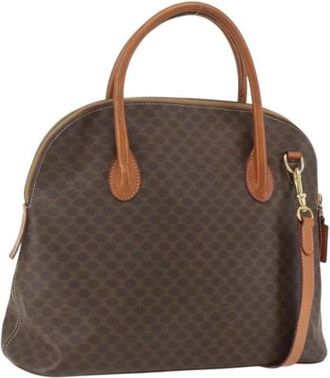 Celine Pre-owned Plastic Handbag - Dames - Vintage Handtas - Bruin - ONE Size - Vintage