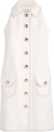 Sandro Topstitched Mini Shirt Dress Size XS