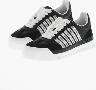 Dsquared2 Leather Low Top Sneakers with Contrasting Details size 37
