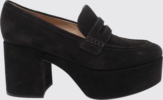 Gianvito Rossi D&eacute;collet&eacute; Jenna in pelle scamosciata con plateau