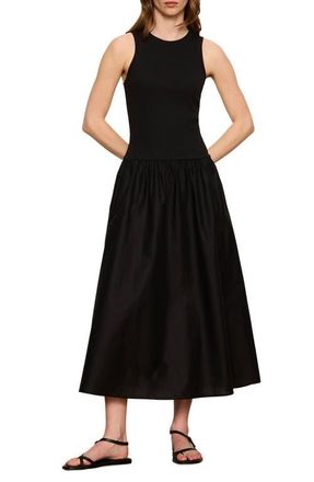 Sanctuary Take Me Away Sleeveless Tank Maxi Dress in Black at Nordstrom, Size X-Small