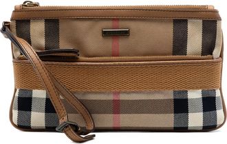 Burberry Pre-owned Burberry House Check Canvas Wristlet Clutch Ladies OL7VPDFUMZJR9EXW