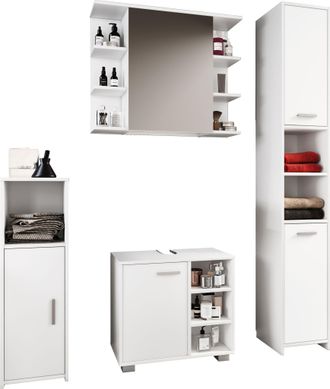 VCM Set De Muebles De Ba&ntilde;o Vcm 4 Pcs Muebles De Ba&ntilde;o Muebles De Ba&ntilde;o - Zalo I (blanco)