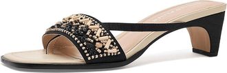 Donald J Pliner Dhora Womens Sandals Black : 5.5 M, Synthetic