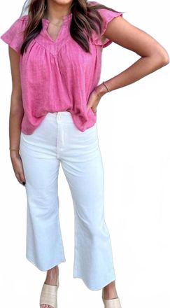 Wishlist Bubble Gum Top In Pink