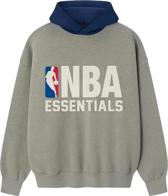 Fear of God Felpa con logo nba - Grigio
