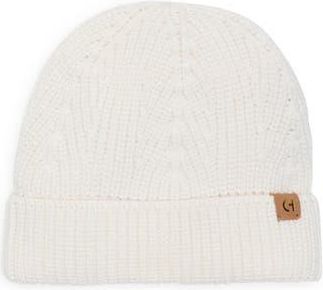 Cole Haan Ribbed Cuffed Beanie in Pristine at Nordstrom Rack