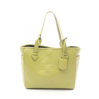 Loewe Green Leather Handbag Tote Bag (Pre-Owned)