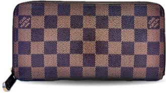 Louis Vuitton Pre-owned Canvas Portemonnee - Dames - Vintage Accessoires - Bruin - ONE Size - Vintage
