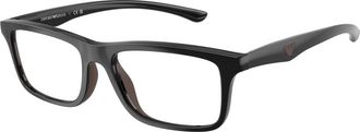 Emporio Armani Optisch Montuur - Heren - Brillen - Zwart - 54 MM - Nylon - Accessoires