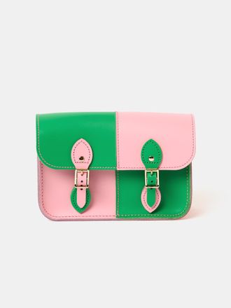 The Cambridge Satchel Company The Little One - Wicked Green and Popular Pink