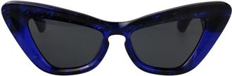 Burberry Stijlvolle zonnebril - Dames - Zonnebrillen - Blauw - 51 MM - Accessoires