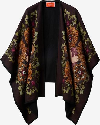 La DoubleJ Lang&auml;rmeliges Oberteil aus bedruckter Wolle Soul