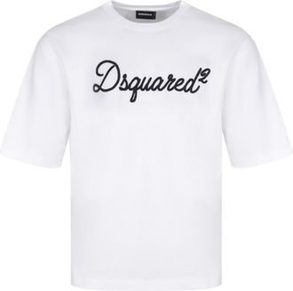 Dsquared2 White Cotton T-Shirt