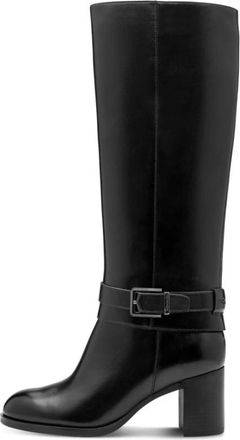 Tamaris Boots - Dames - Laarzen met Hak - Zwart - 38 EU - Leer - Schoenen