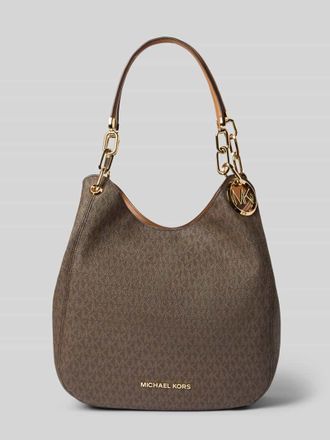Michael Kors Shoulder Bag mit Logo-Applikation Modell Lillie in Mittelbraun, Gr&ouml;&szlig;e 1