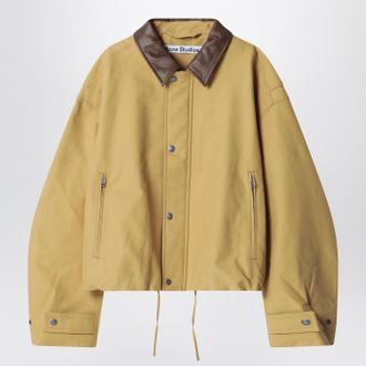 Acne Studios Twill Bomber Jacket Sand Beige
