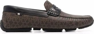 Bally Pavel B Chain Penny Loafers, Brand Size 5.5 ( US Size 6.5 )