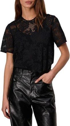 Rag & Bone Sammie Lace Top in Black at Nordstrom Rack, Size Xx-Small