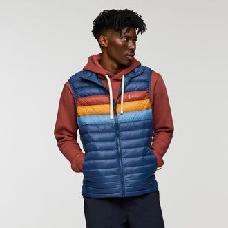 Cotopaxi Fuego Down Vest - Mens in Deep Sea Stripes at Nordstrom, Size Xx-Large