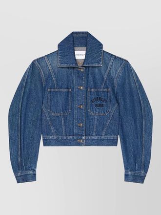 Givenchy denim cropped jacket