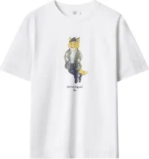 Maison Kitsun&eacute; Maison Kitsune | Weekend Fox Comfort Tee-Shirt - XL