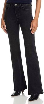 Frame Denim Icon High Rise Flare Jeans In Meteor