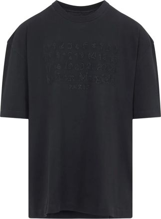 Maison Margiela T-shirt met logodetail - Grijs