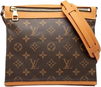 Louis Vuitton Pre-owned Vintage Crossbody Tas - Dames - Vintage Schoudertas - Bruin - ONE Size - Vintage