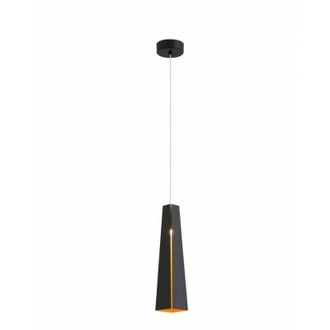 Netlighting Pluma LED Ceiling Pendant Light Black Gold
