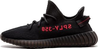 Yeezy by Kanye West Schoenen, Heren, Zwart, 41 1/3 EU, Zwart Rood Boost Sneakers Klassieke Stijl