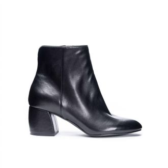 Chinese Laundry Womens Davinna 60S Style Vegan Ankle Boots In Black