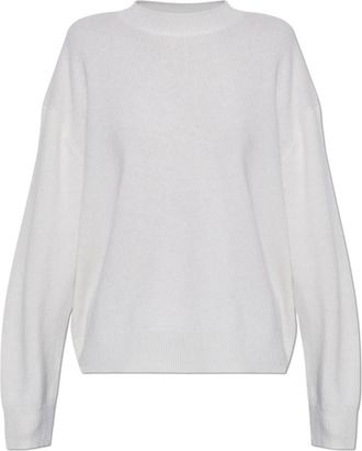 Anine Bing Lee Crew Sweater - Dames - Cashmere truien - Beige - L - Kasjmier - Truien & Vesten