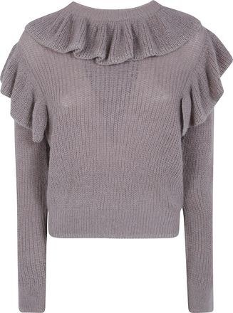 Twin-Set Sweater With Ruffles