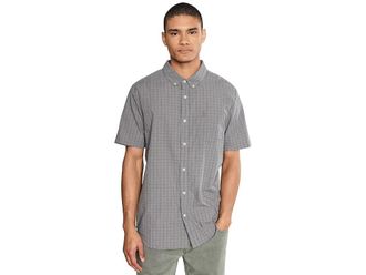 Volcom Brewster Short Sleeve Mens Clothing Moonbeam : 2XL, Cotton