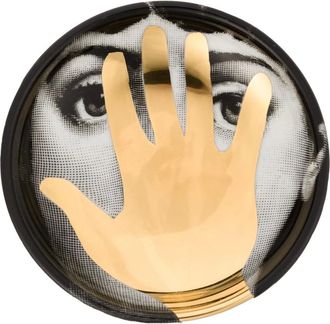 Fornasetti Fornasetti, Home, Dames, Wit, ONE Size, Round Ashtray Tema e Variazioni N.16