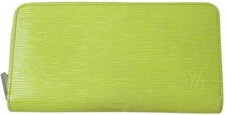 Louis Vuitton Pre-owned Wallets, female, Yellow, Size: ONE SIZE Pre-owned Leather Wallet