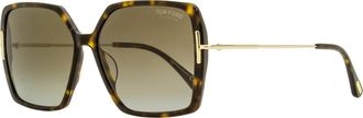 Tom Ford Womens Joanna Butterfly Sunglasses TF1039 52H Havana/Gold 59mm