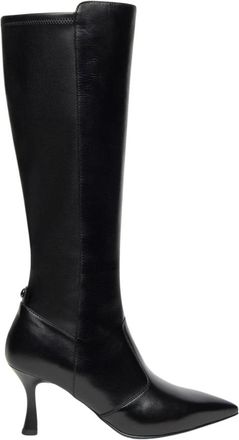Nero Giardini Stivali in Pelle e Tessuto Tecnico - - Shoes - Donna - Nero - 39 EU