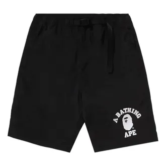 A Bathing Ape College Beach Shorts Black 1K30-153-005-BLACK