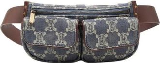 Celine Pre-owned Belt Bags, female, Blue, Size: ONE SIZE Pre-owned Vintage Fanny Pack