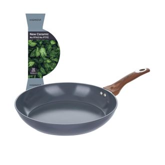 KASANOVA Padella 30 cm in ceramica ottanio New Ceramic