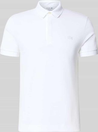 Lacoste Regular Fit Poloshirt aus Baumwoll-Mix in Weiss, Gr&ouml;&szlig;e XXXL