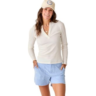 Carve Designs Ever Henley in Cloud at Nordstrom, Size Xx-Small